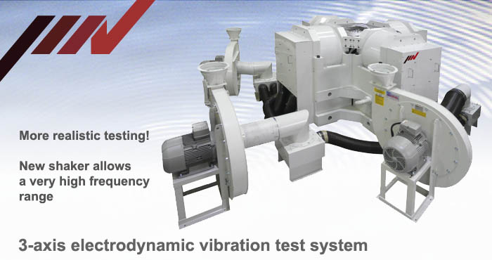 3-axis electrodynamic vibration test system, IMV