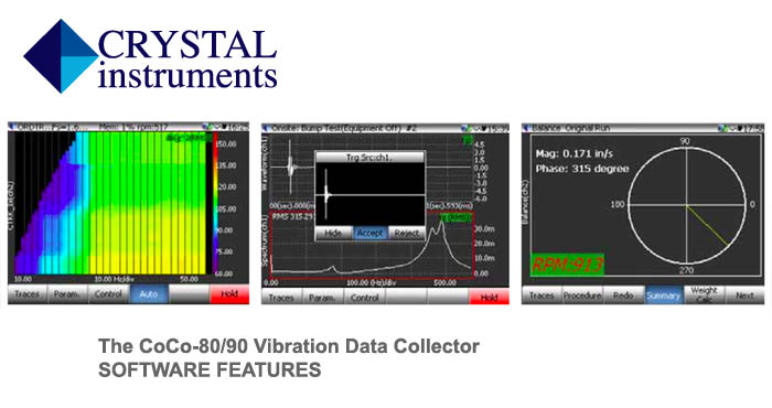 CoCo szoftver, Crystal instruments, vibrációs adatelemző