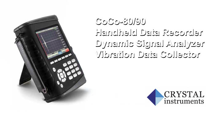 CoCo-80/90, handheld data recorder, dynamic signal analyzer, vibration data collector
